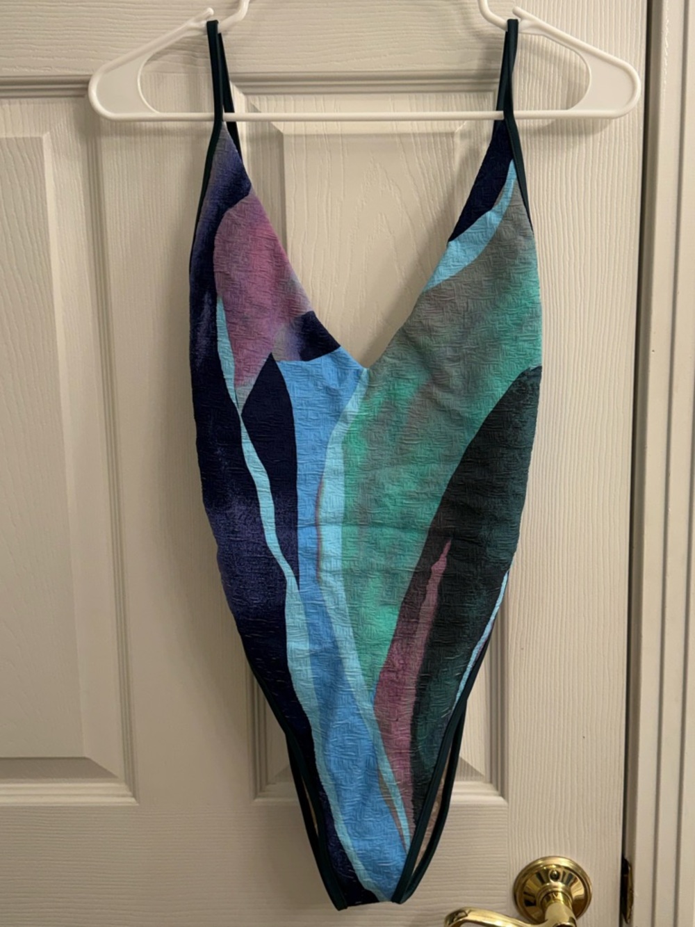 NWT free-est Free People Amber Printed One Piece Swimsuit Large